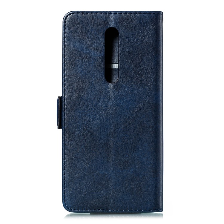 PU Leather Wallet Stand Flip Phone Case Cover for Xiaomi Redmi K20/K20 Pro/Mi 9T - Blue-3