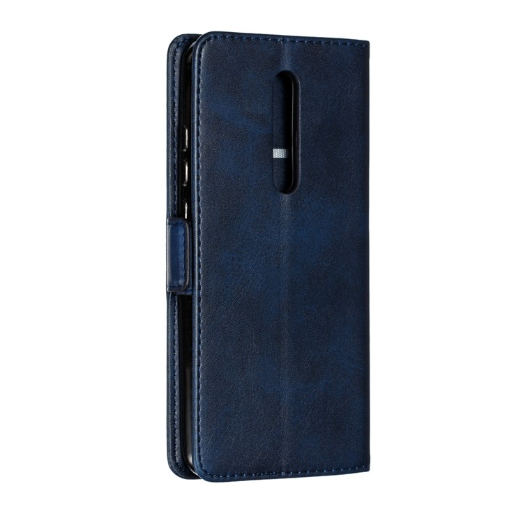 PU Leather Wallet Stand Flip Phone Case Cover for Xiaomi Redmi K20/K20 Pro/Mi 9T - Blue-6