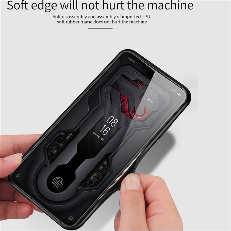 Glass + TPU Hybrid Phone Casing for Xiaomi Mi CC9e / Mi A3 - Jade-3