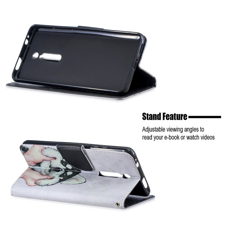 Pattern Printing Leather Wallet Phone Case with Stand for Xiaomi Redmi K20 / Mi 9T / K20 Pro / Mi 9T Pro - Dog-2