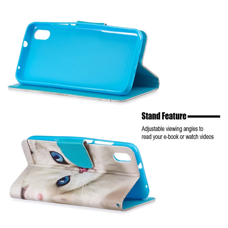 Leather Phone Shell with Strap Phone Shell for Xiaomi Redmi 7A - Cat-2