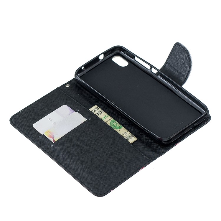 Leather Phone Shell with Strap Phone Shell for Xiaomi Redmi 7A - Panda Bamboo-5