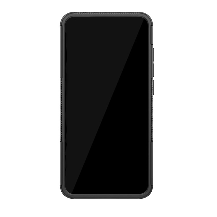 Anti-slip PC + TPU Combo Case with Kickstand for Xiaomi Redmi 7A - Black-4