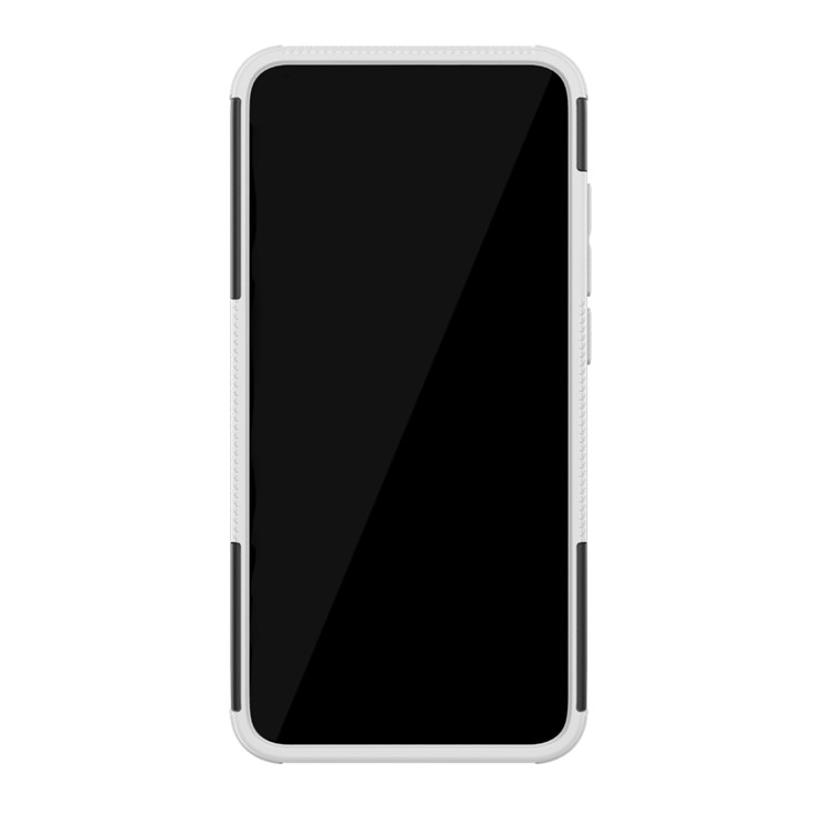 Anti-slip PC + TPU Combo Case with Kickstand for Xiaomi Redmi 7A - White-4