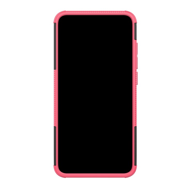 Anti-slip PC + TPU Combo Case with Kickstand for Xiaomi Redmi 7A - Rose-4