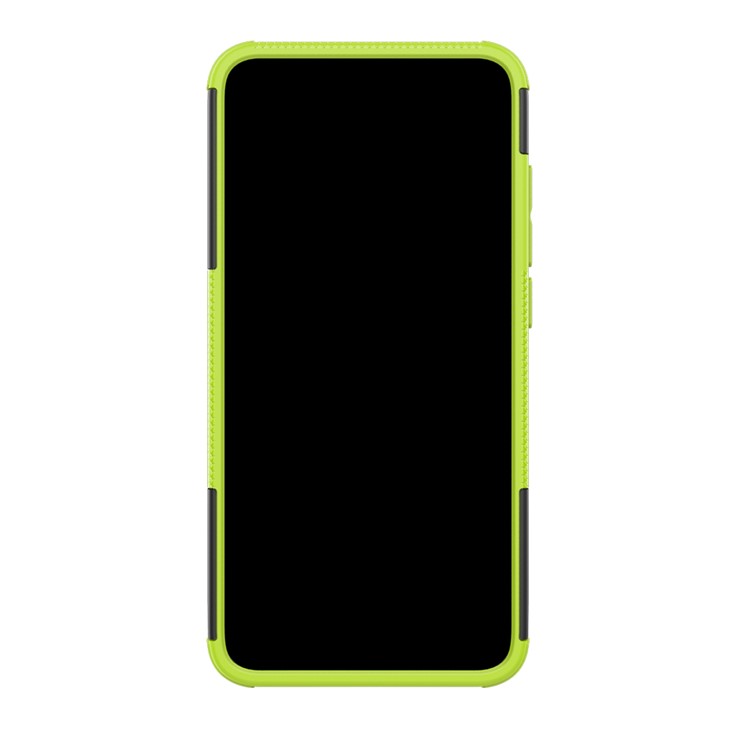 Anti-slip PC + TPU Combo Case Con Kickstand Para Xiaomi Redmi 7a - Verde