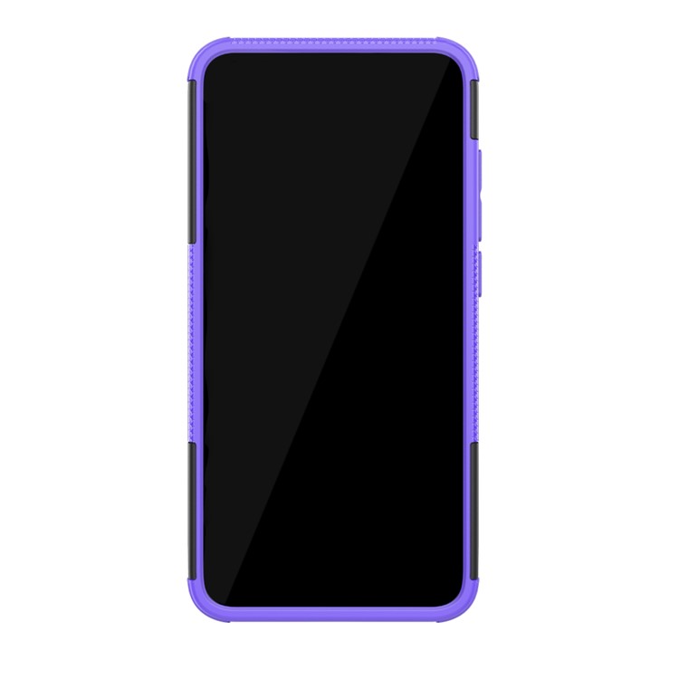 Anti-slip PC + TPU Combo Case with Kickstand for Xiaomi Redmi 7A - Purple-4