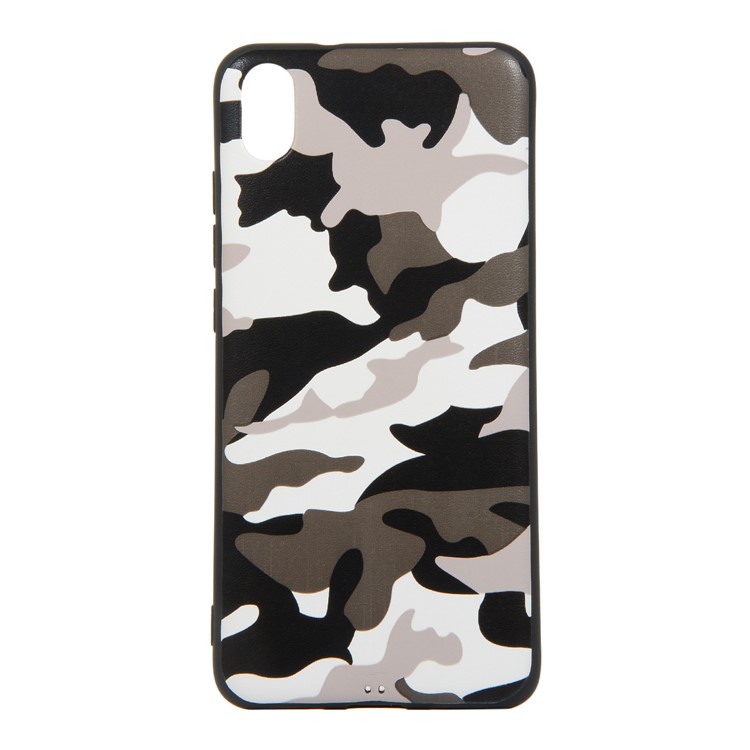 Camouflage Pattern TPU Case for Xiaomi Redmi 7A - White-2