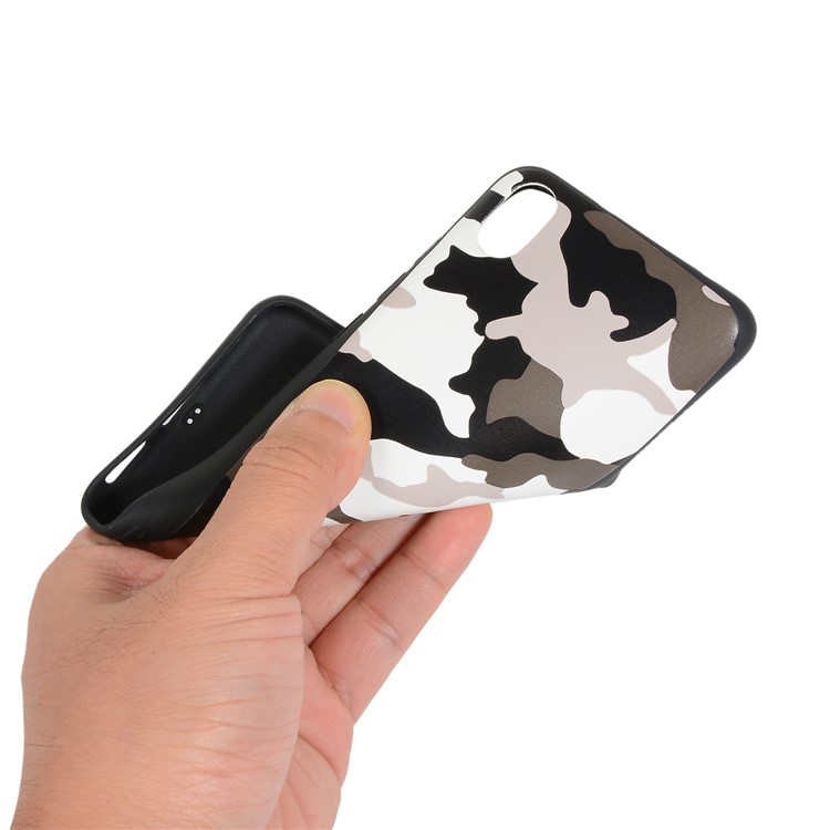 Camouflage Pattern TPU Case for Xiaomi Redmi 7A - White-5