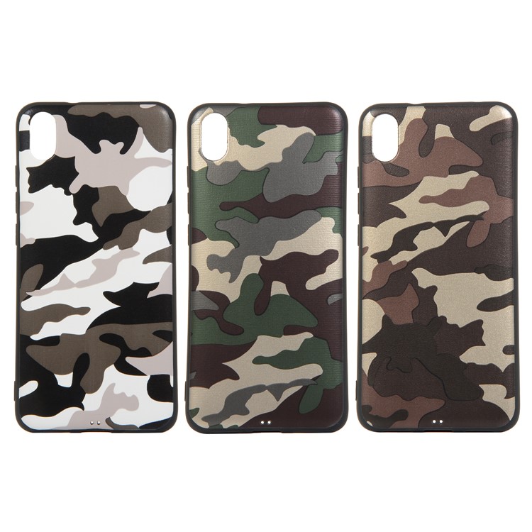 Camouflage Pattern TPU Case for Xiaomi Redmi 7A - White-6