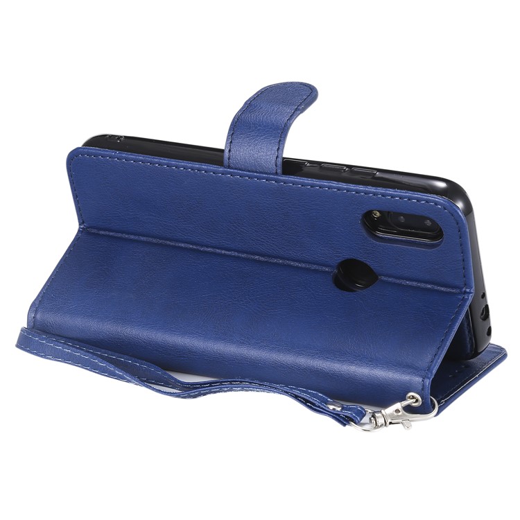 Magnetic Detachable 2-in-1 Leather Wallet Case for Xiaomi Redmi 7 / Redmi Y3 - Blue-7