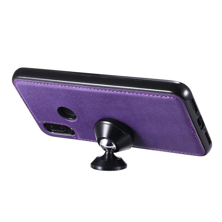 Magnetic Detachable 2-in-1 Leather Wallet Case for Xiaomi Redmi 7 / Redmi Y3 - Purple-8