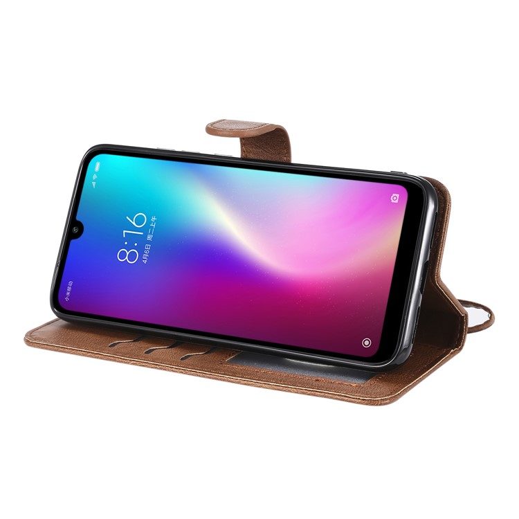 Magnetic Detachable 2-in-1 Leather Wallet Case for Xiaomi Redmi 7 / Redmi Y3 - Brown-5