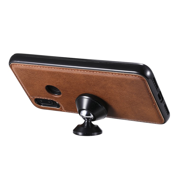 Magnetic Detachable 2-in-1 Leather Wallet Case for Xiaomi Redmi 7 / Redmi Y3 - Brown-8