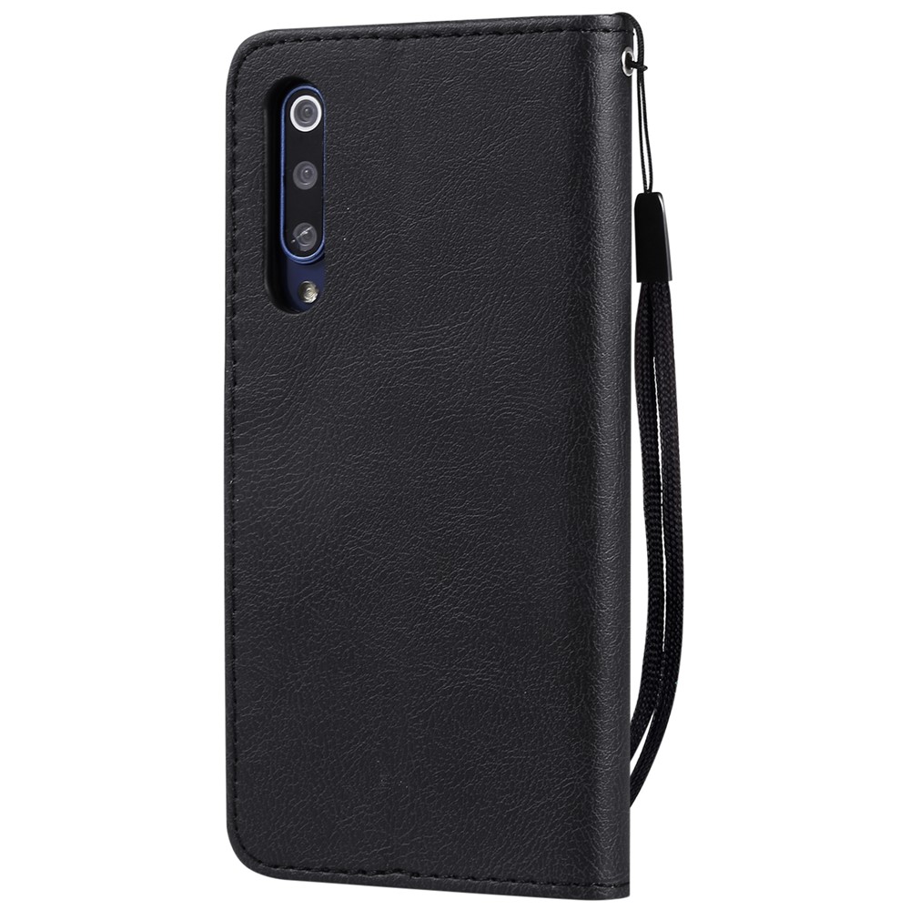Wallet Leather Stand Case for Xiaomi Mi 9 SE - Black-3