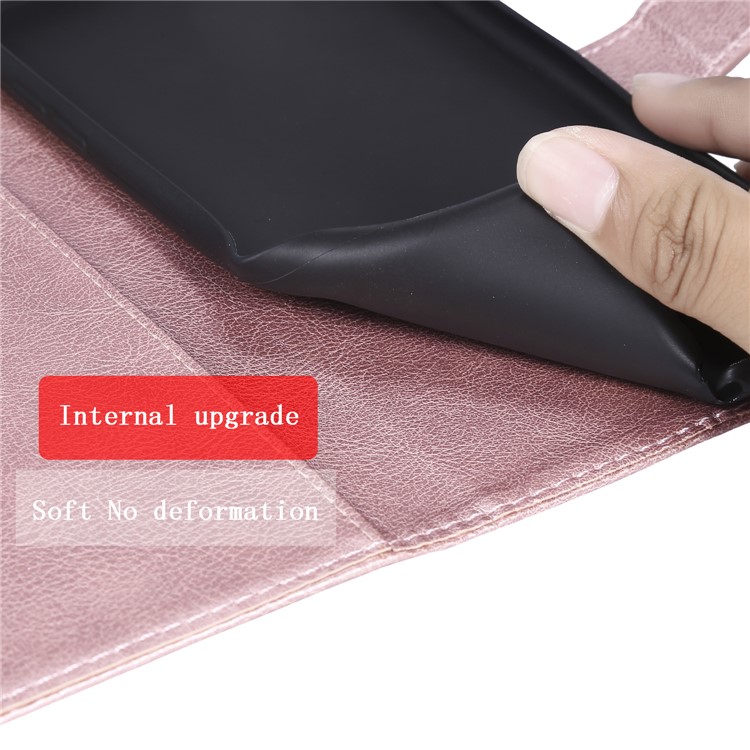 Wallet Leather Stand Case for Xiaomi Mi 9 SE - Rose Gold-11