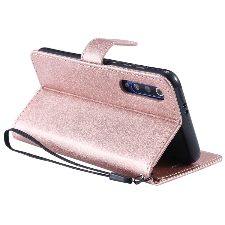 Wallet Leather Stand Case for Xiaomi Mi 9 SE - Rose Gold-8