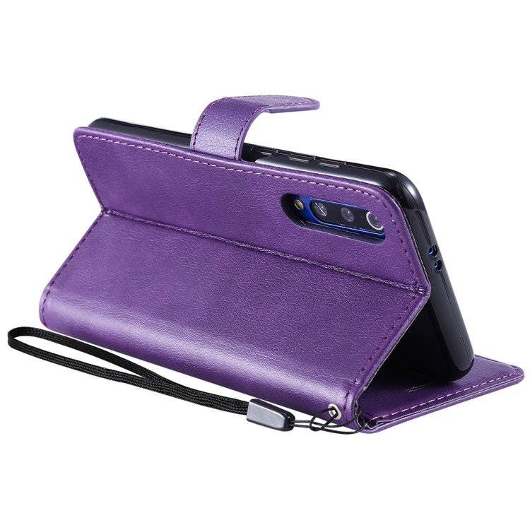 Wallet Leather Stand Case for Xiaomi Mi 9 SE - Purple-8