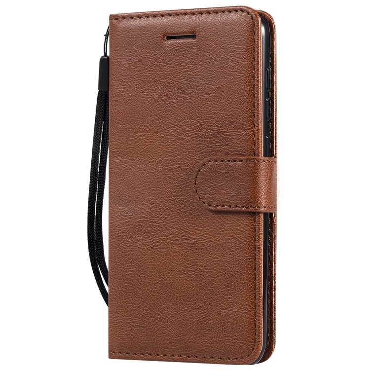 Wallet Leather Stand Case for Xiaomi Mi 9 SE - Brown-2