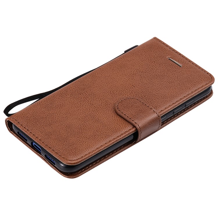 Wallet Leather Stand Case for Xiaomi Mi 9 SE - Brown-5