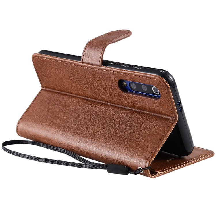 Wallet Leather Stand Case for Xiaomi Mi 9 SE - Brown-8