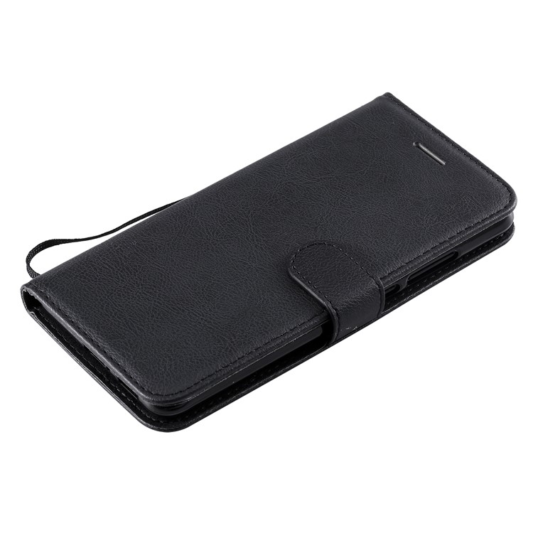 Solid Color Wallet Stand Leather Case for Xiaomi Redmi K20/K20 Pro - Black-7