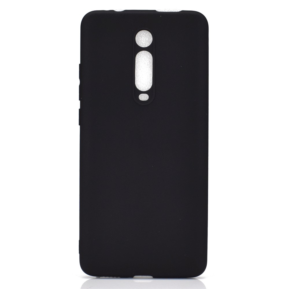 Couleur TPU Givré de Couleur Unie Pour Xiaomi Redmi K20 / mi 9T / K20 Pro / Mi 9t Pro - le Noir