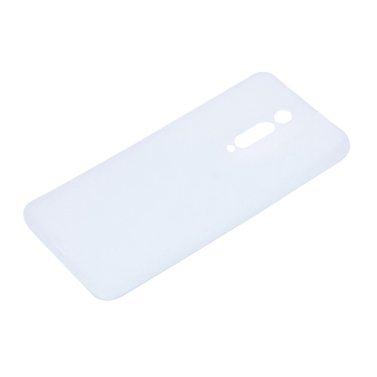 Color Sólido Soft Frosted TPU Case Para Xiaomi Redmi K20 / Mi 9t / K20 Pro / Mi 9t Pro - Blanco