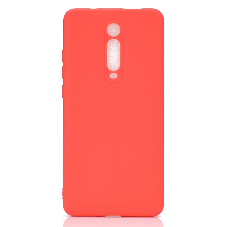 Solid Color Soft Frosted TPU Case for Xiaomi Redmi K20 / Mi 9T / K20 Pro / Mi 9T Pro - Red-2