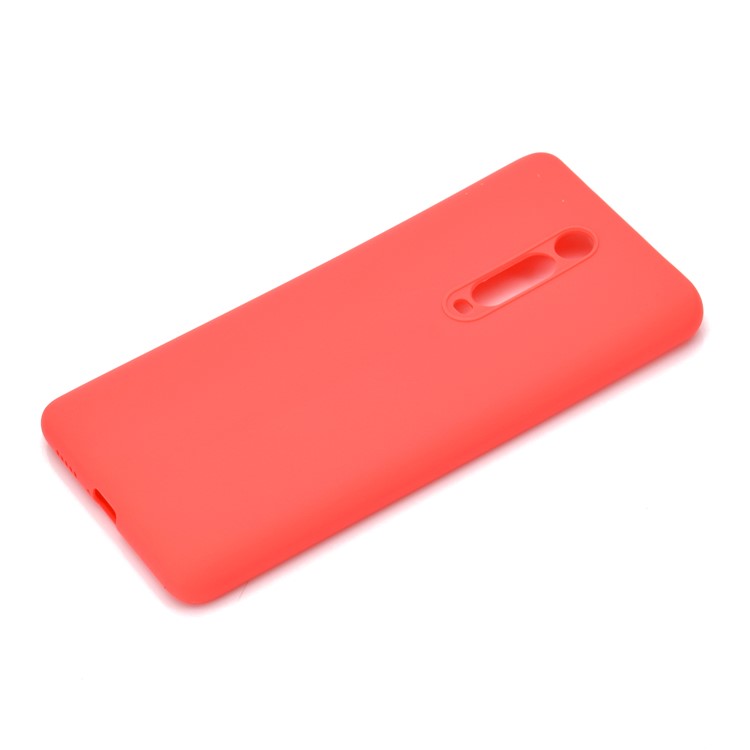 Solid Color Soft Frosted TPU Case for Xiaomi Redmi K20 / Mi 9T / K20 Pro / Mi 9T Pro - Red-3