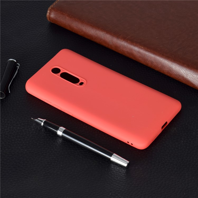 Solid Color Soft Frosted TPU Case for Xiaomi Redmi K20 / Mi 9T / K20 Pro / Mi 9T Pro - Red-6
