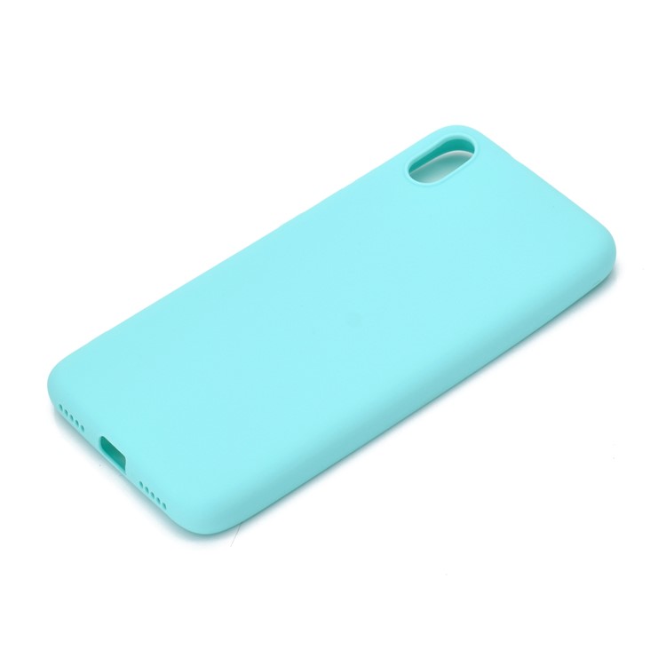 Solid Color Soft Frosted TPU Case for Xiaomi Redmi 7A - Baby Blue-3