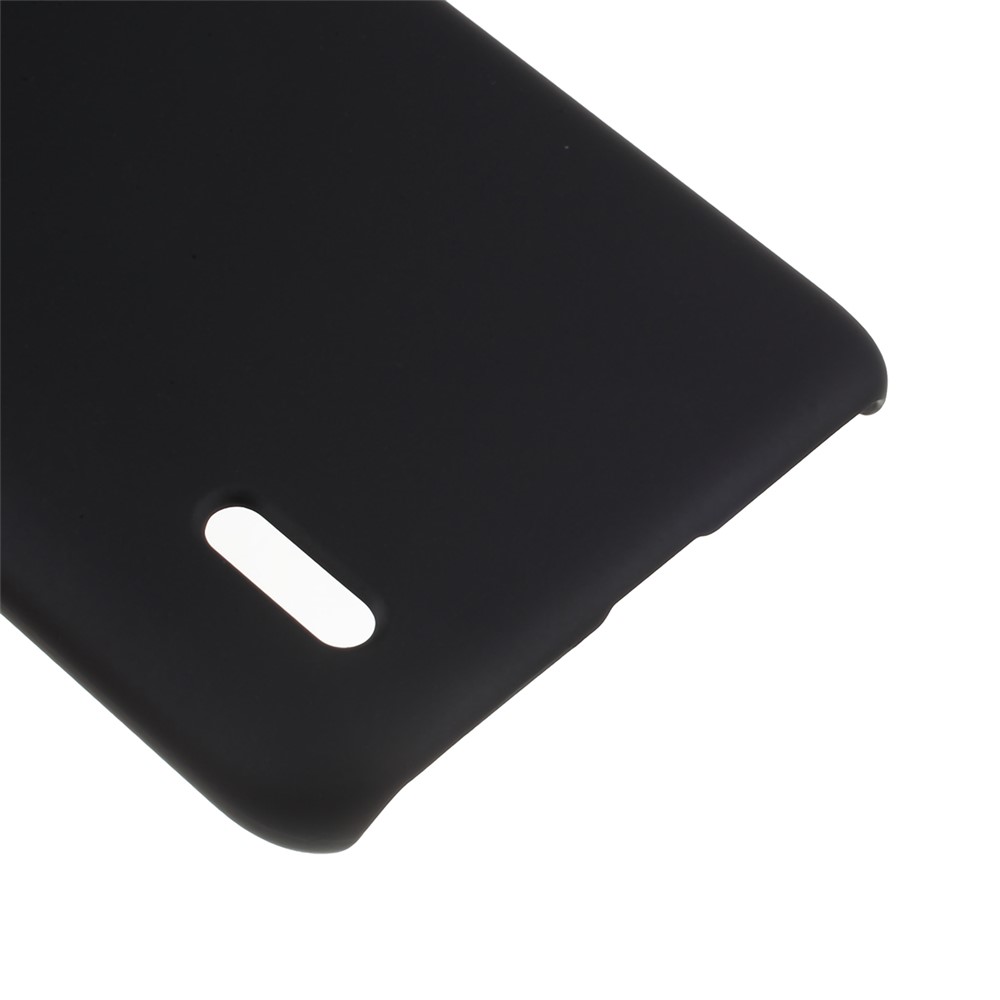 Cubierta de Caja de Teléfono Duro de Plástico de Goma Para Xiaomi Mi 9 Lite/ Mi CC9/ Mi CC9 Meitu Edition - Negro