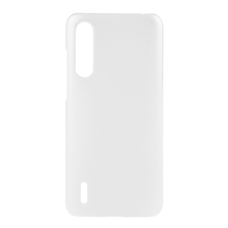 Rubberized Plastic Hard Phone Case Cover for Xiaomi Mi 9 Lite/ Mi CC9/ Mi CC9 Meitu Edition - White-1