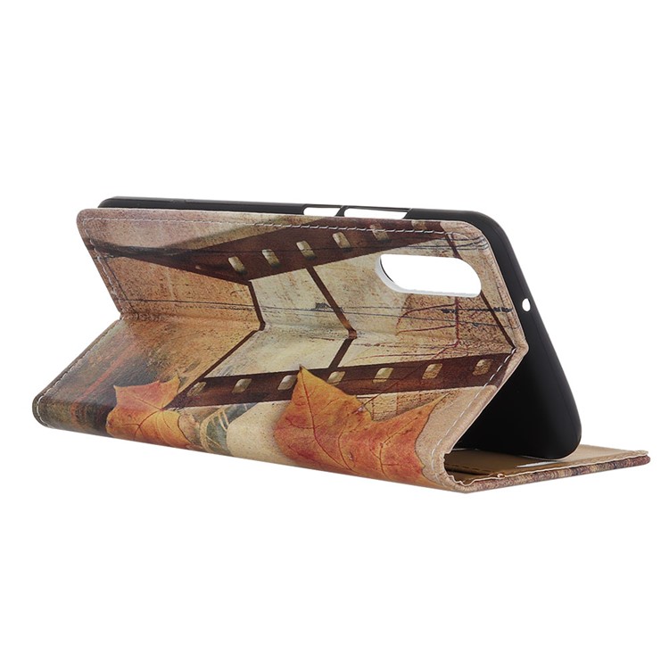 Pattern Printing PU Leather Wallet Phone Case for Xiaomi Mi CC9e/Mi A3 - Eiffel Tower-3