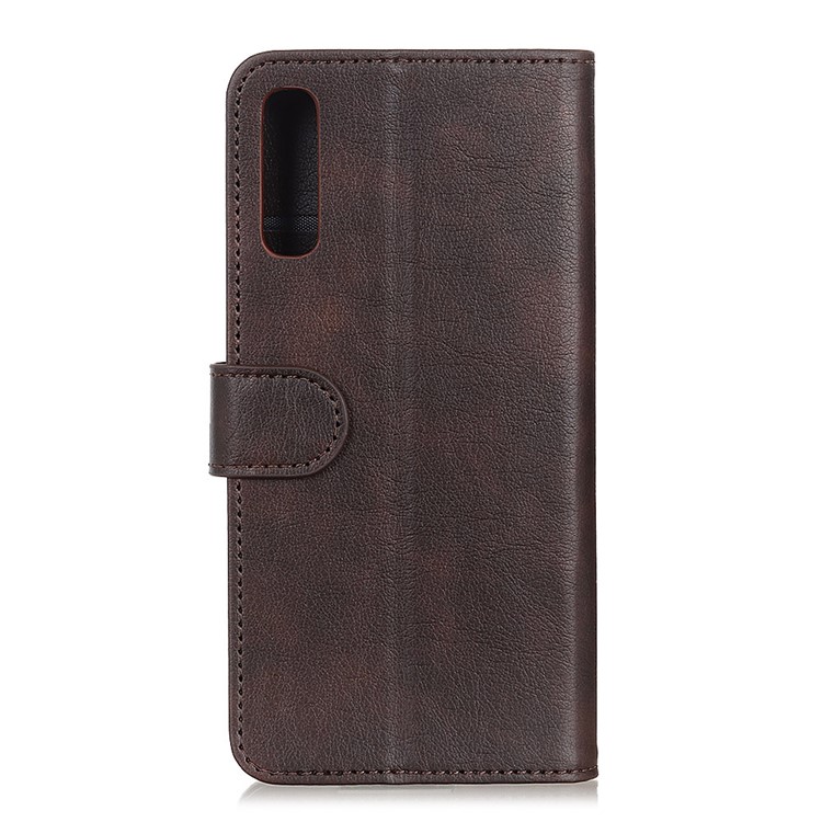 Wallet Leather Stand Phone Casing for Xiaomi Mi CC9e/Mi A3 - Coffee-3
