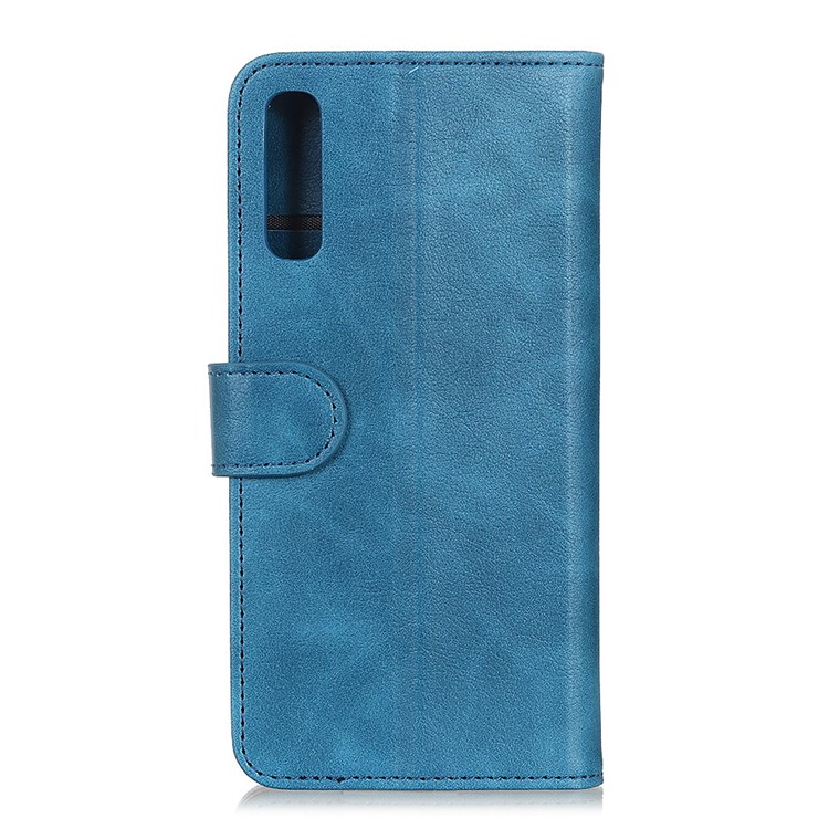 Wallet Leather Stand Phone Casing for Xiaomi Mi CC9e/Mi A3 - Blue-3
