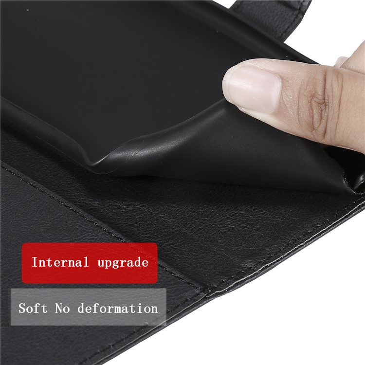 Custodia in Pelle in Pelle KT Series 2 Con Slot di Carte Per Xiaomi Redmi Go - Nero-7