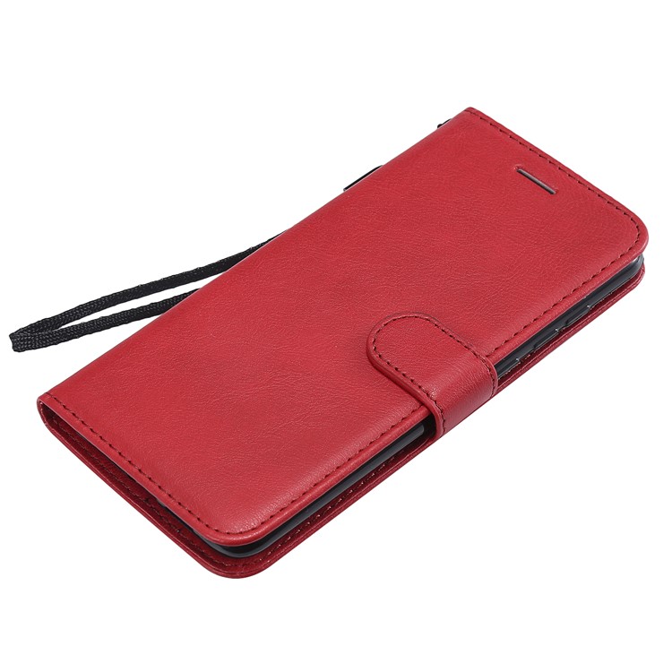 Wallet Leather Phone Case for Xiaomi Mi 9 - Red-5