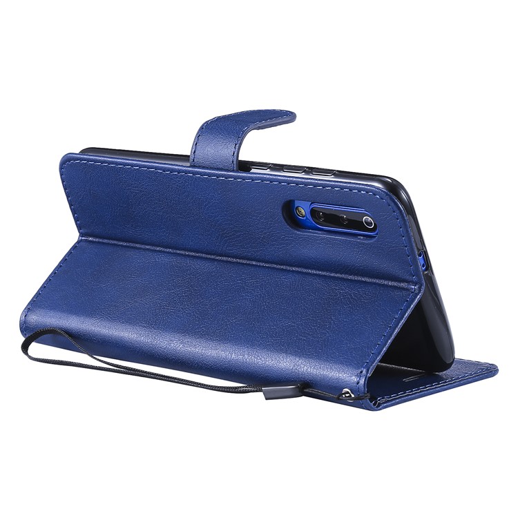 Wallet Leather Phone Case for Xiaomi Mi 9 - Blue-7