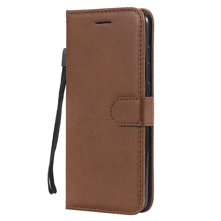 Wallet Leather Phone Case for Xiaomi Mi 9 - Brown-2