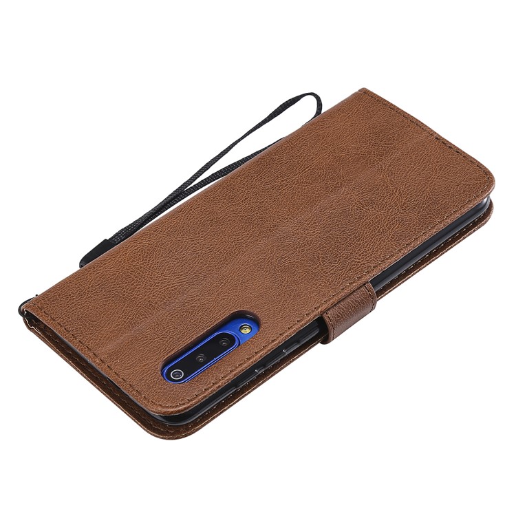 Wallet Leather Phone Case for Xiaomi Mi 9 - Brown-6