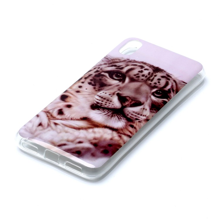 Pattern Printing IMD TPU Case for Xiaomi Redmi 7A - Leopard-3