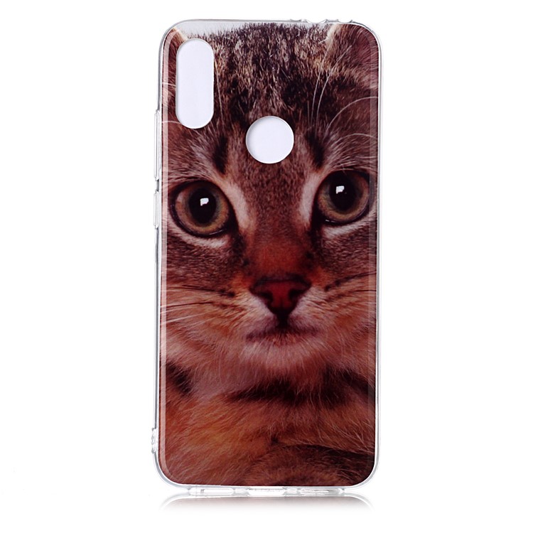 Pattern Printing IMD TPU Protective Cell Phone Casing for Xiaomi Redmi Note 7 / Note 7 Pro (India) / Note 7S - Cat-2
