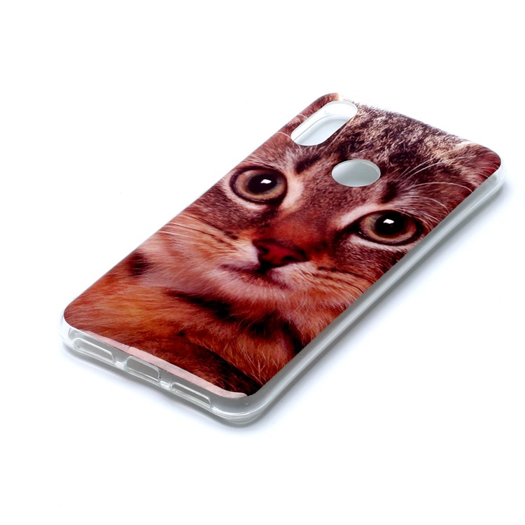 Pattern Printing IMD TPU Protective Cell Phone Casing for Xiaomi Redmi Note 7 / Note 7 Pro (India) / Note 7S - Cat-3
