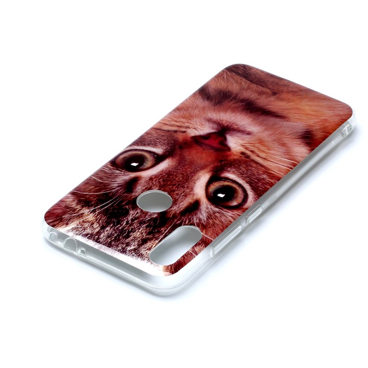 Pattern Printing IMD TPU Protective Cell Phone Casing for Xiaomi Redmi Note 7 / Note 7 Pro (India) / Note 7S - Cat-4