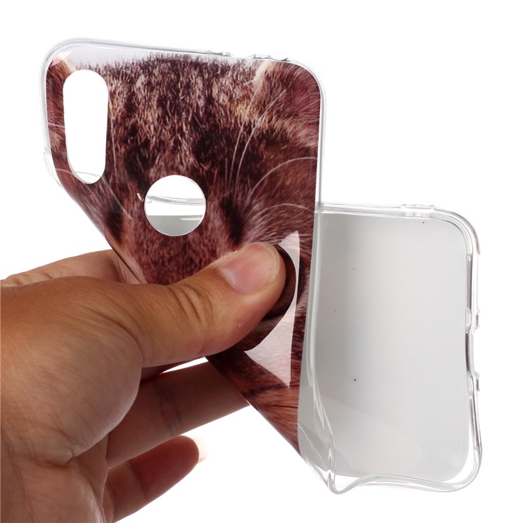 Pattern Printing IMD TPU Protective Cell Phone Casing for Xiaomi Redmi Note 7 / Note 7 Pro (India) / Note 7S - Cat-6