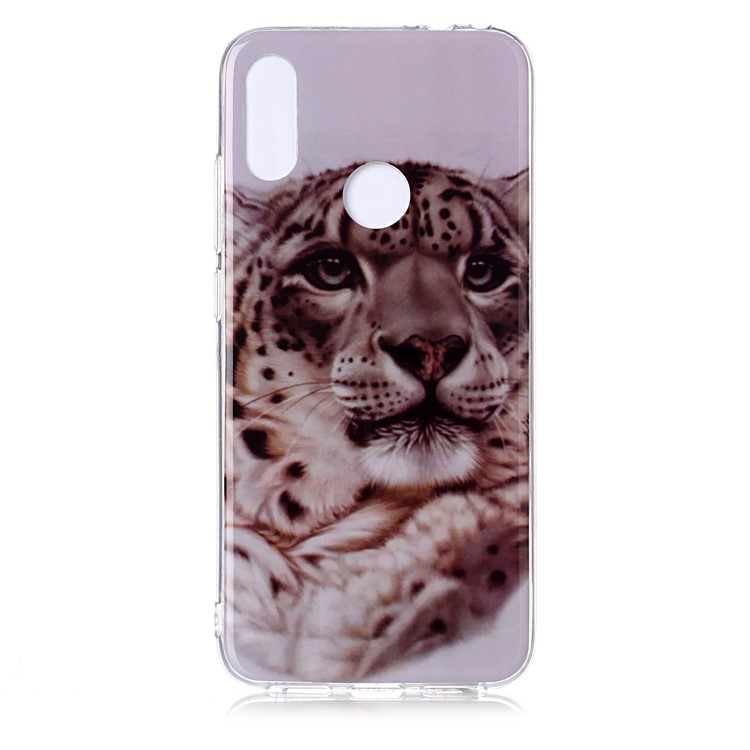 Pattern Printing IMD TPU Protective Cell Phone Casing for Xiaomi Redmi Note 7 / Note 7 Pro (India) / Note 7S - Leopard-2