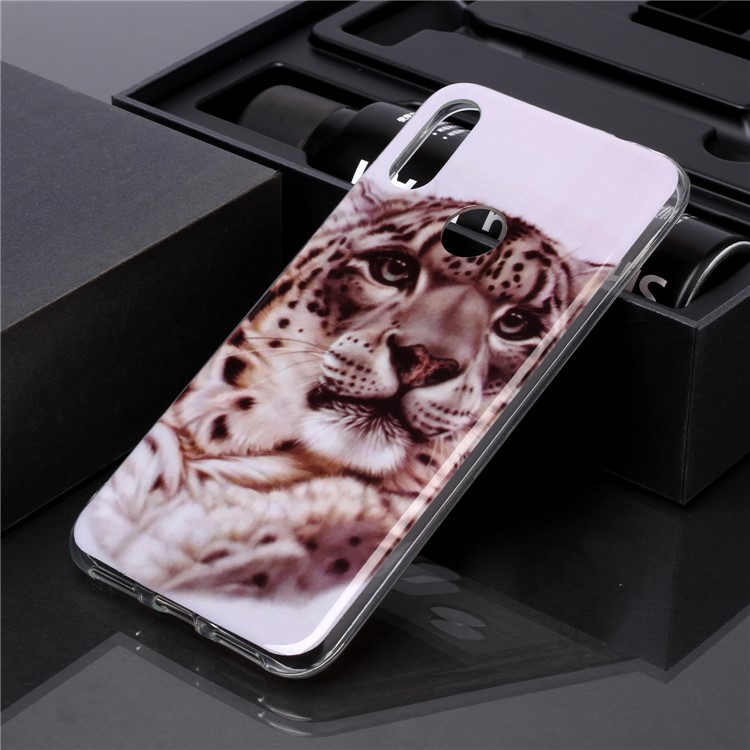 Pattern Printing IMD TPU Protective Cell Phone Casing for Xiaomi Redmi Note 7 / Note 7 Pro (India) / Note 7S - Leopard-5