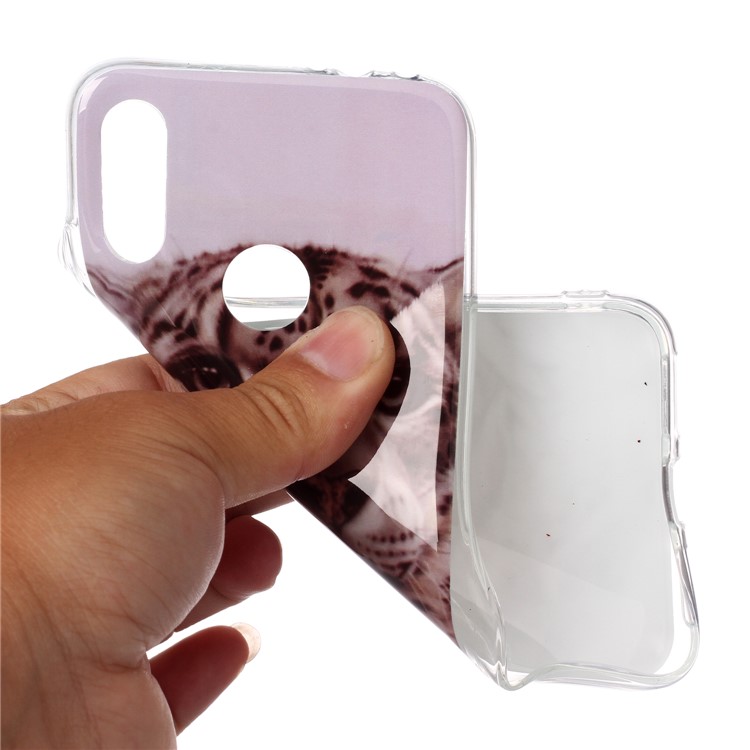 Pattern Printing IMD TPU Protective Cell Phone Casing for Xiaomi Redmi Note 7 / Note 7 Pro (India) / Note 7S - Leopard-6